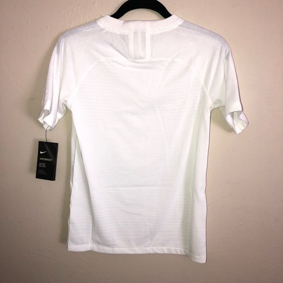 NWT NIKE VaporKnit II Kids Youth Short Sleeve White Jersey Sz M - Picture 6 of 9